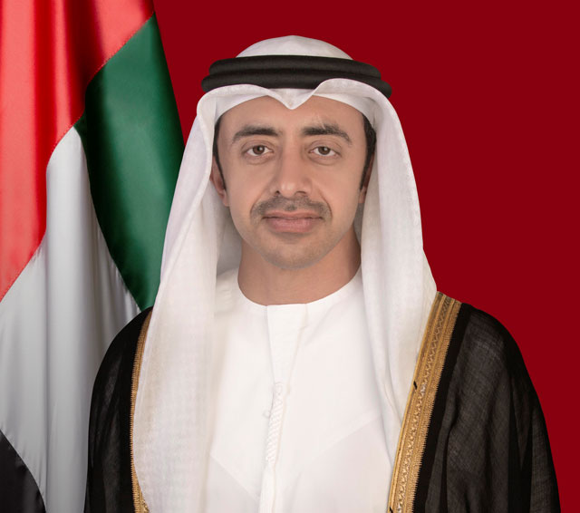 عزت مآب شیخ عبداللہ بن زاید النہیان متحدہ عرب امارات کے وزیر خارجہ
